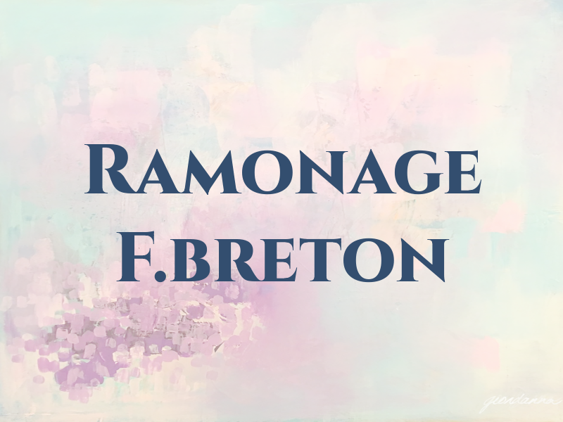 Ramonage F.breton