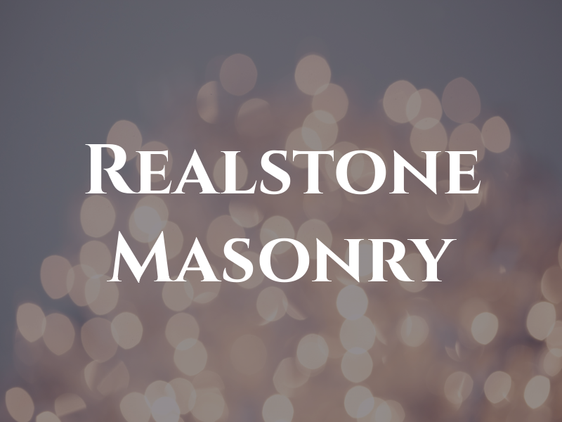 Realstone Masonry