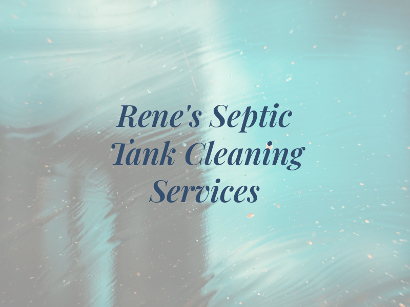 Rene's Septic Tank Cleaning Services