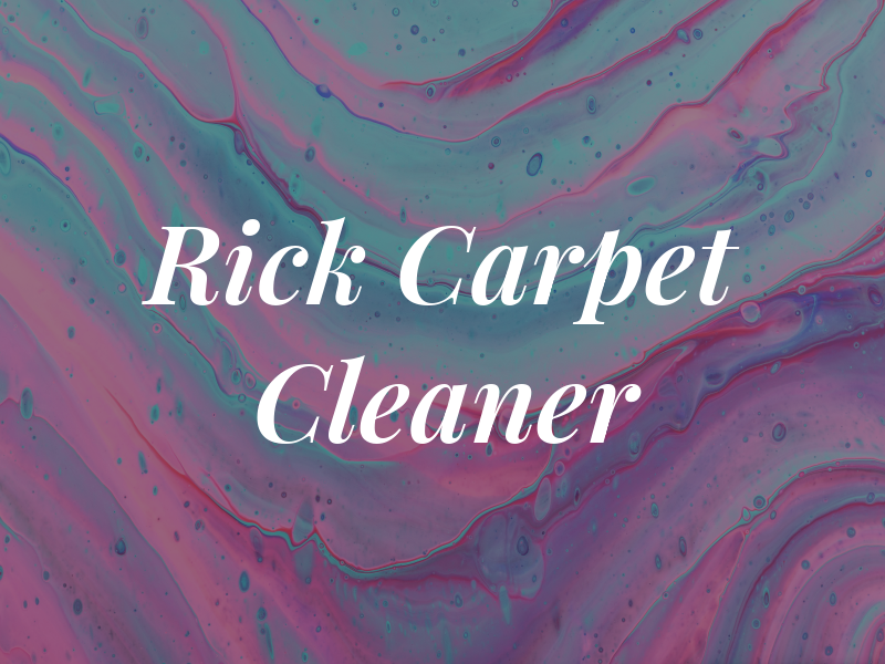 Rick the Carpet Cleaner