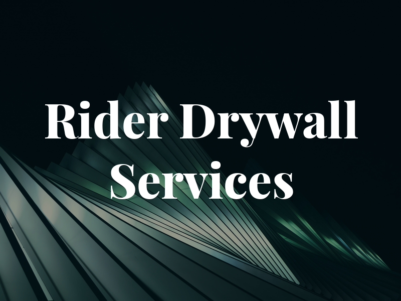 Rider Drywall Services LTD