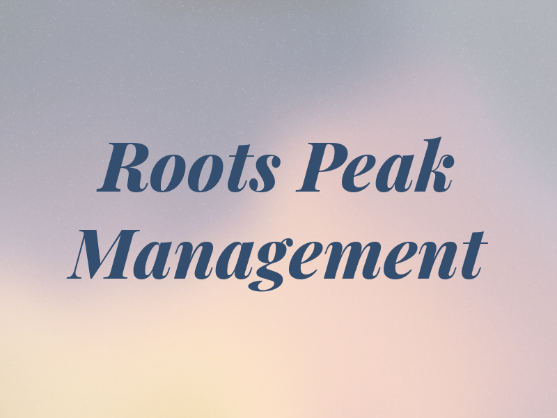 Roots to Peak Management Ltd