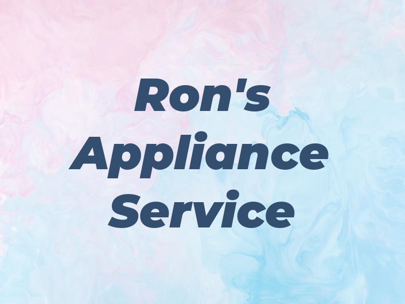 Ron's Appliance Service