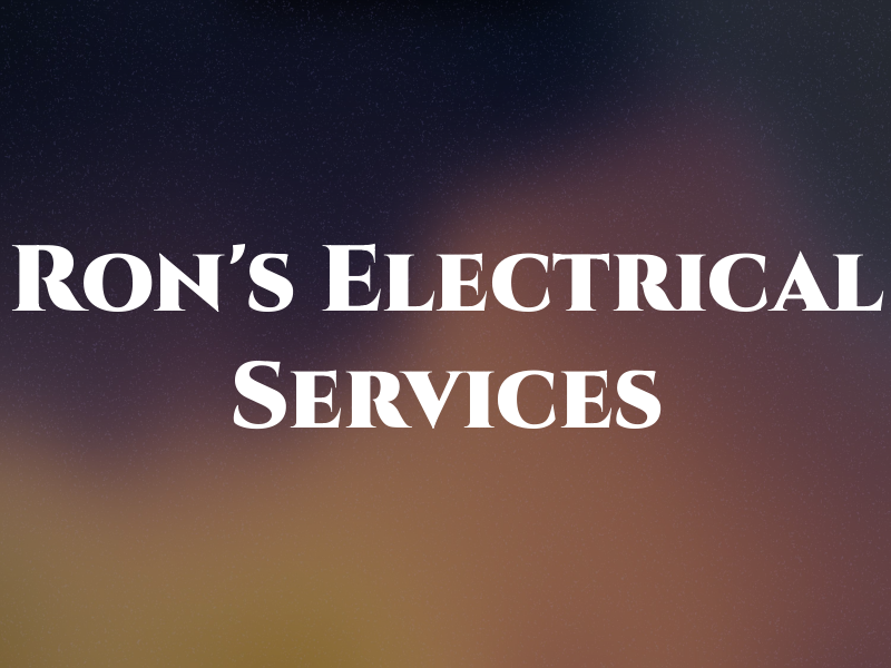 Ron's Electrical Services