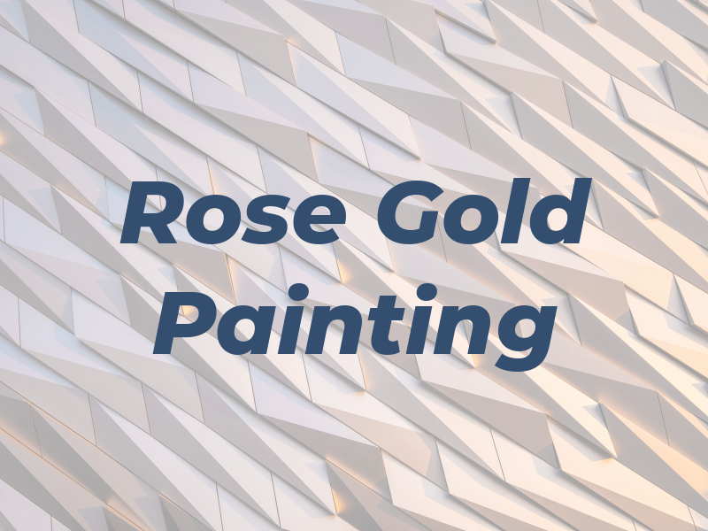 Rose Gold Painting
