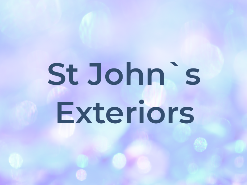 St John's Exteriors