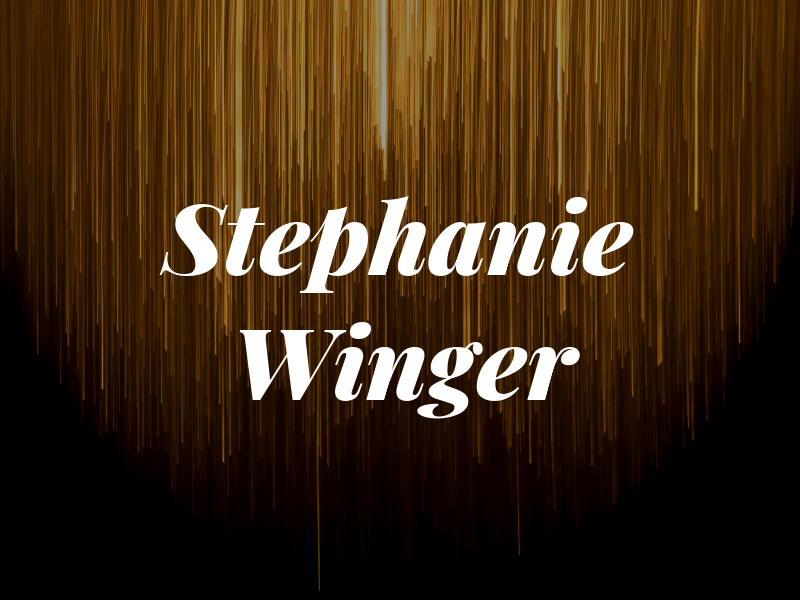 Stephanie Winger