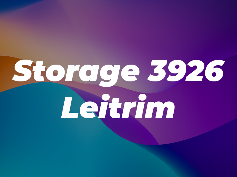 Storage 3926 Leitrim