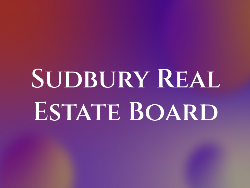 Sudbury Real Estate Board