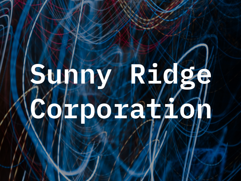 Sunny Ridge Corporation