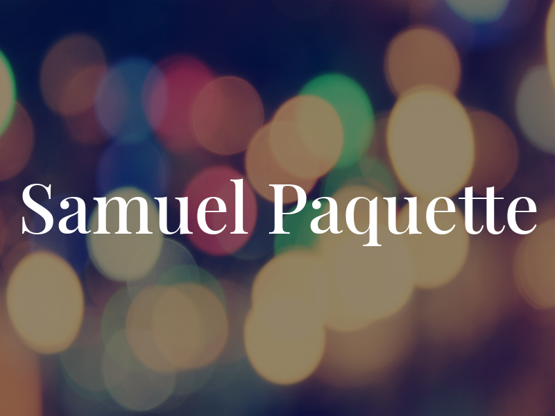 Samuel Paquette