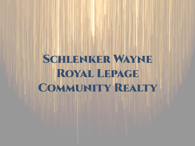 Schlenker Wayne Royal Lepage Community Realty