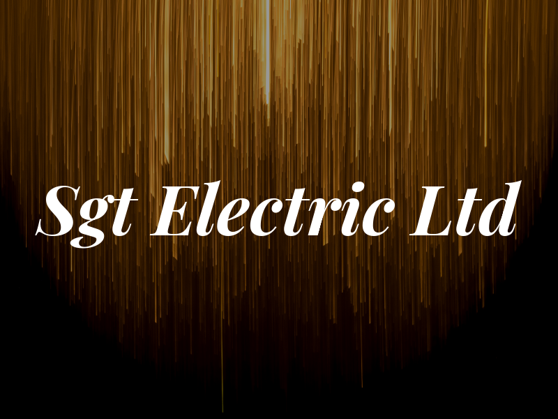 Sgt Electric Ltd