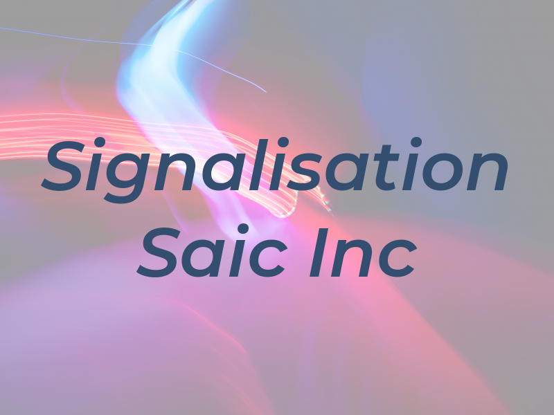 Signalisation Saic Inc