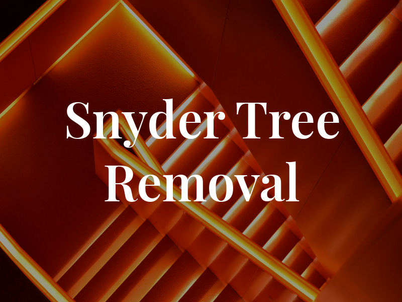 Snyder Tree Removal Ltd