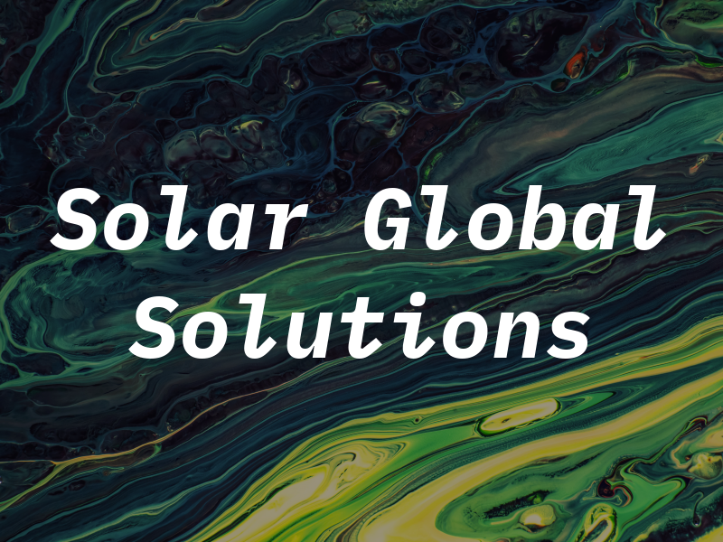 Solar Global Solutions