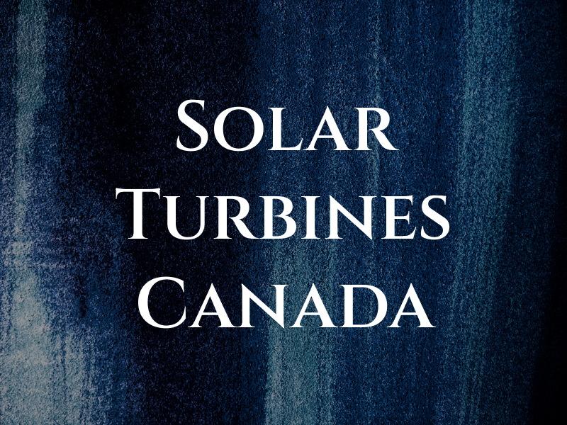 Solar Turbines Canada Ltd