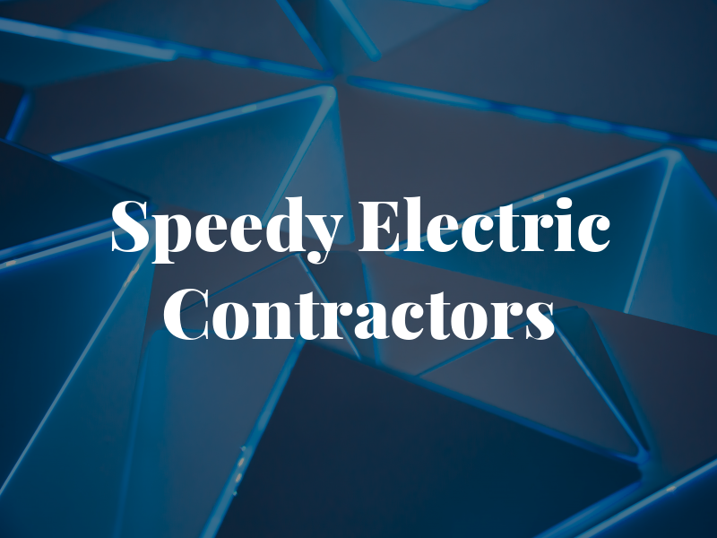 Speedy Electric Contractors Ltd
