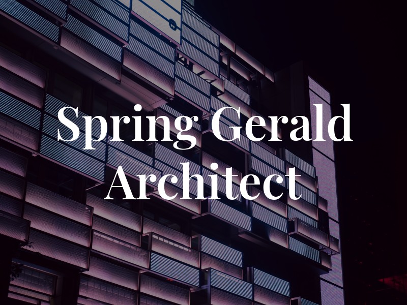 Spring Gerald Architect Inc