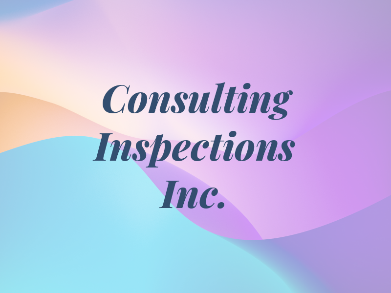 TJ Consulting & Inspections Inc.
