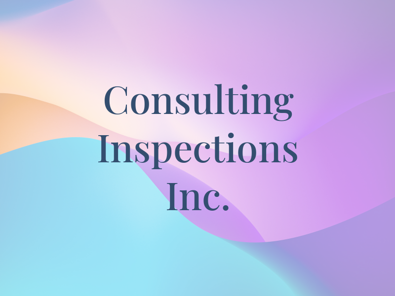 TJ Consulting & Inspections Inc.