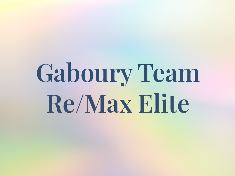 The Gaboury Team Re/Max Elite