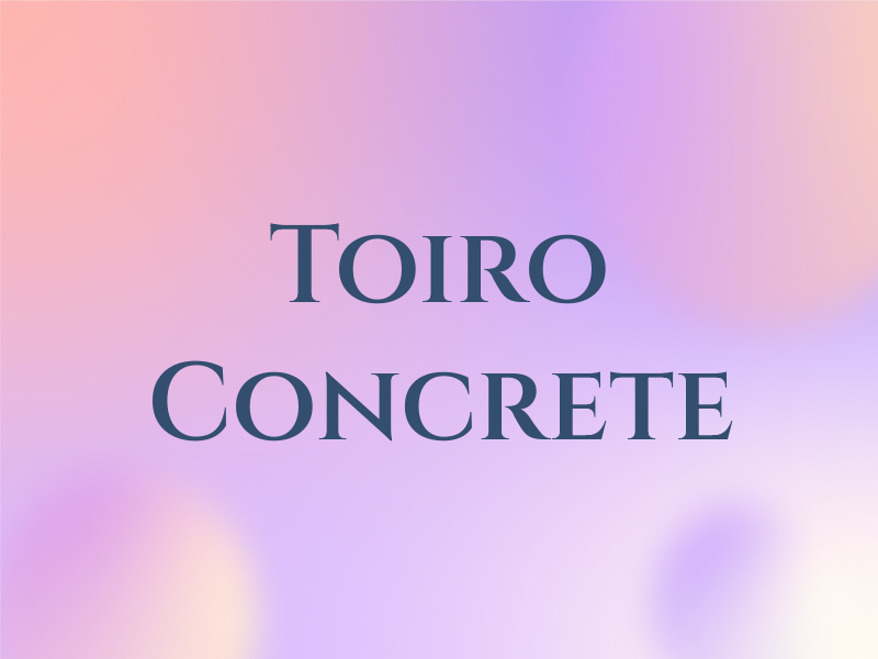 Toiro Concrete