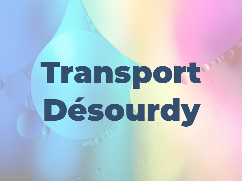 Transport Désourdy