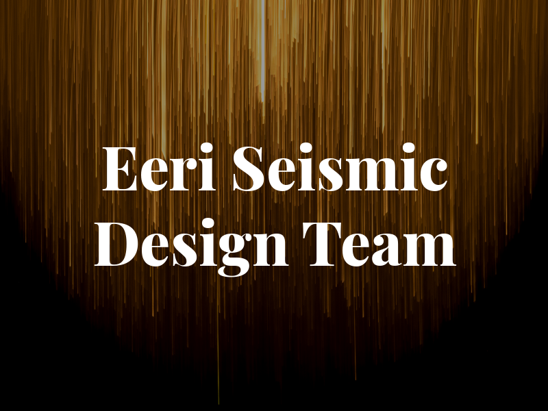 UBC Eeri Seismic Design Team