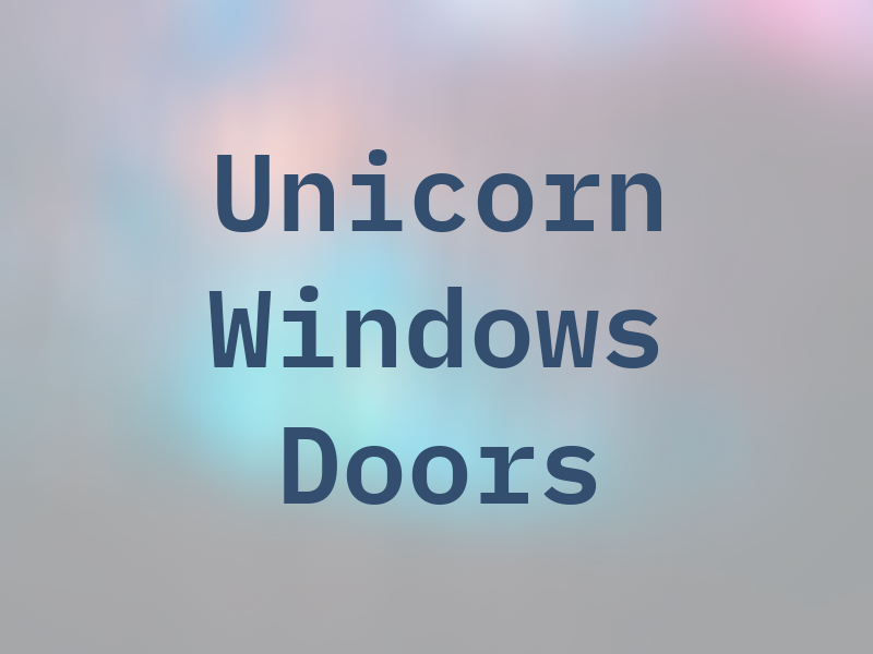Unicorn Windows and Doors Ltd