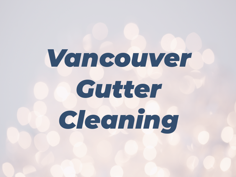 Vancouver Gutter Cleaning Dot Net