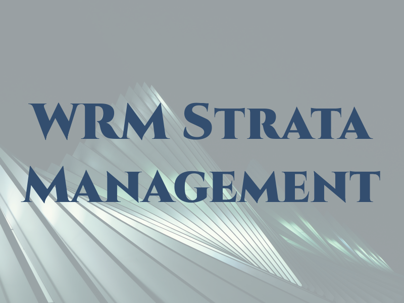 WRM Strata Management