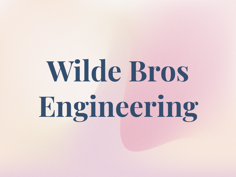 Wilde Bros Engineering
