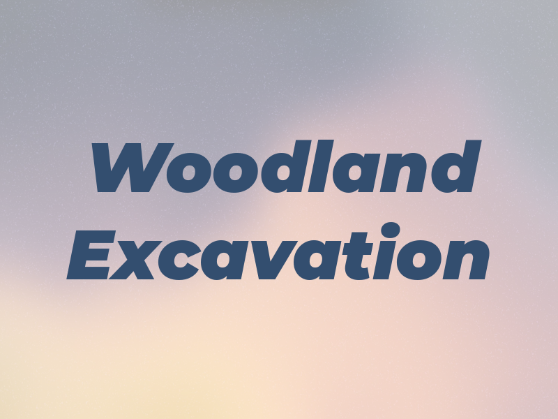 Woodland Excavation