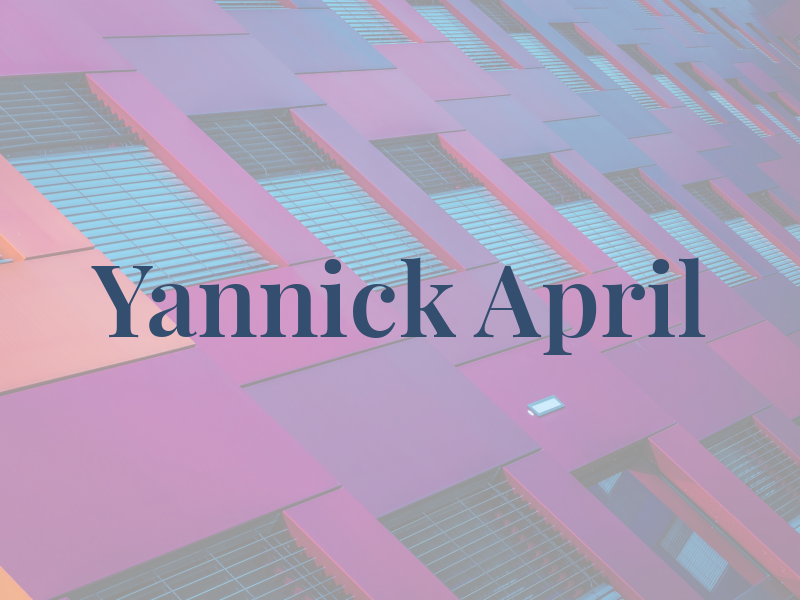 Yannick April