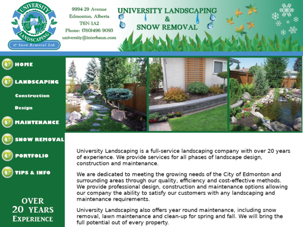 University Landscaping & Snow Removal Ltd