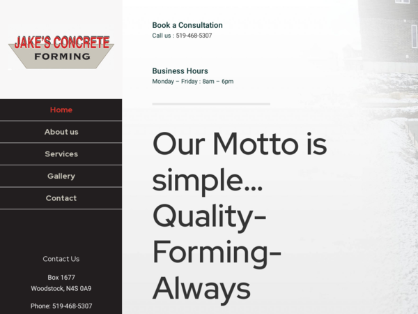 Jake's Concrete Forming Ltd