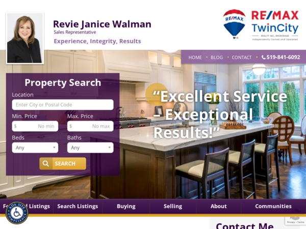 Re/Max Twin City Realty Inc.: Revie Janice Walman
