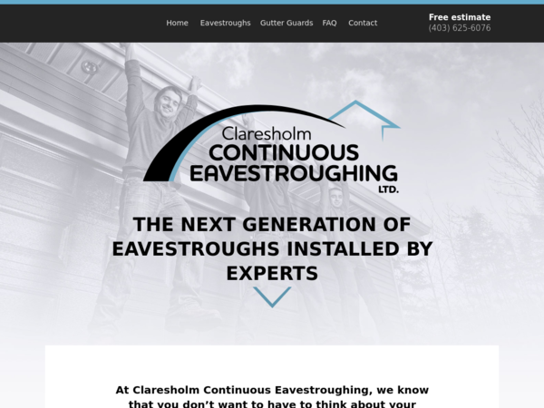 Claresholm Continuous Eaves