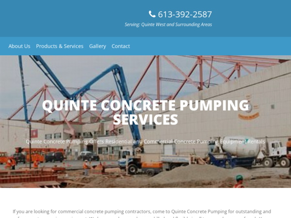Quinte Concrete Pumping Services