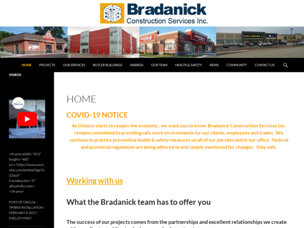 Bradanick Construction Services Inc