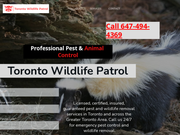 Toronto Wildlife Patrol Pest Control
