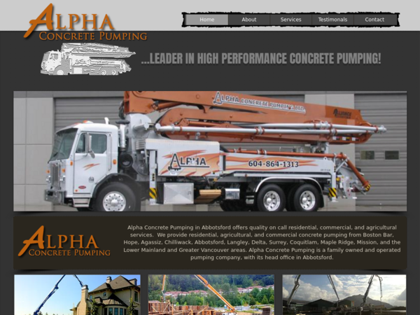 Alpha Concrete Pumping Ltd
