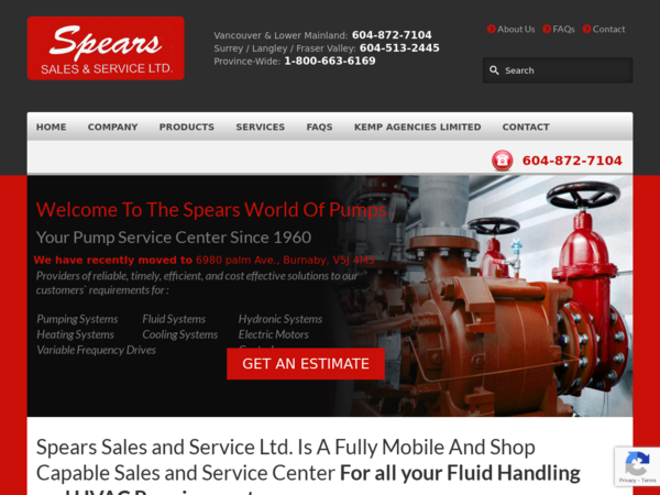 Spears Sales and Service Ltd.