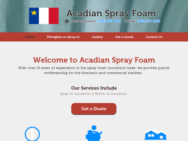 Acadian Spray Foam New Brunswick