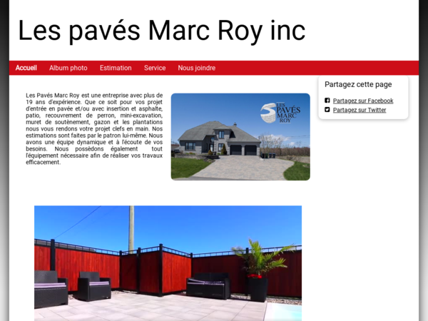 Les Pavés Marc Roy Inc