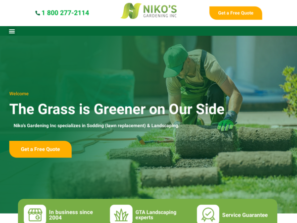 Niko's Gardening Inc.