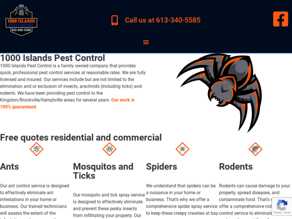 1000 Islands Pest Control