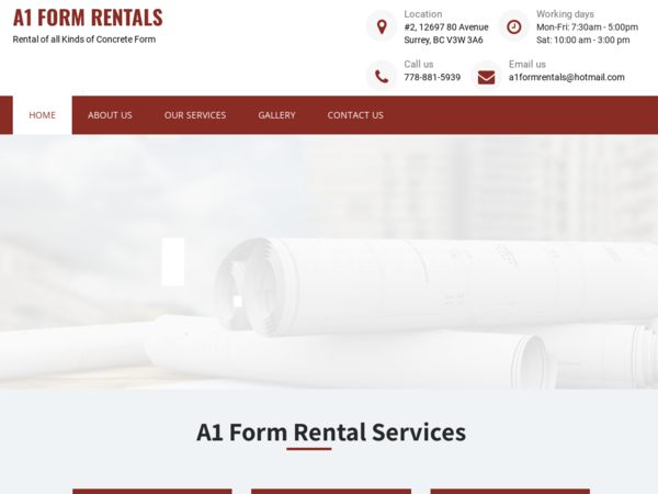 A1 Form Rentals Ltd.
