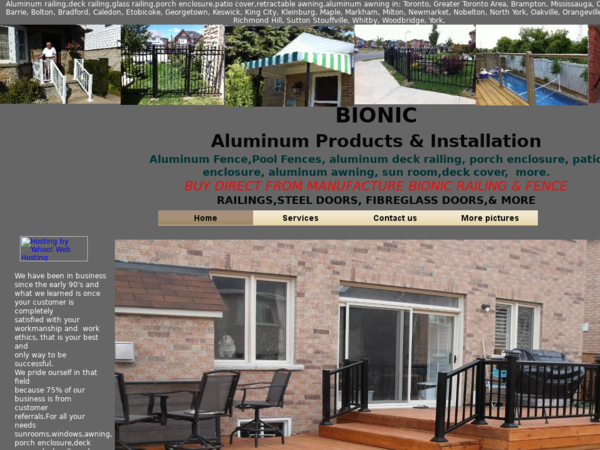 Bionic Aluminum Railing & Fence